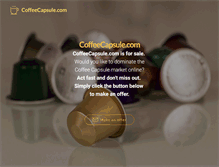 Tablet Screenshot of coffeecapsule.com